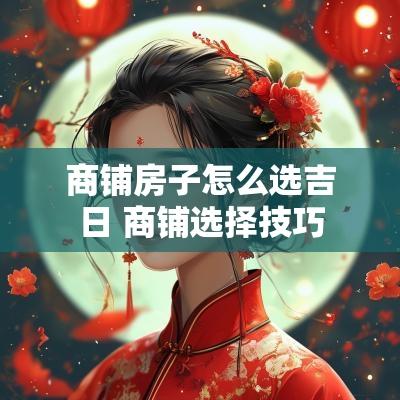 商铺房子怎么选吉日 商铺选择技巧