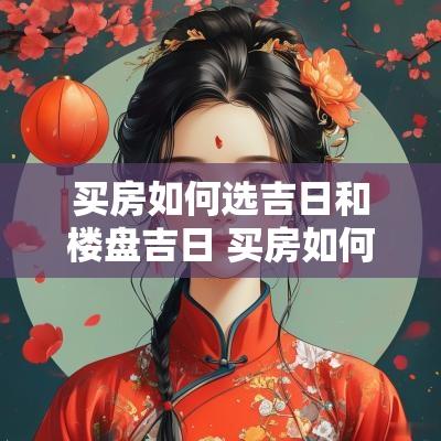 买房如何选吉日和楼盘吉日 买房如何选房最重要的是什么