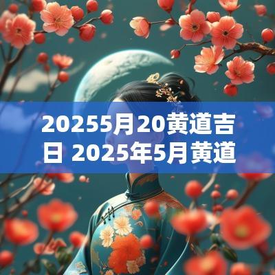 20255月20黄道吉日 2025年5月黄道吉日吗