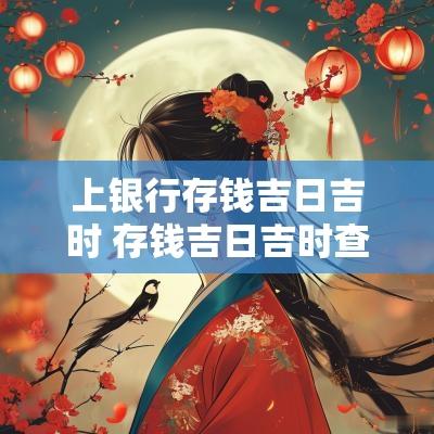 上银行存钱吉日吉时 存钱吉日吉时查询