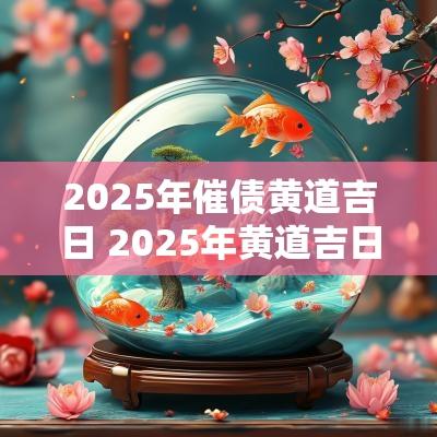 2025年催债黄道吉日 2025年黄道吉日婚嫁