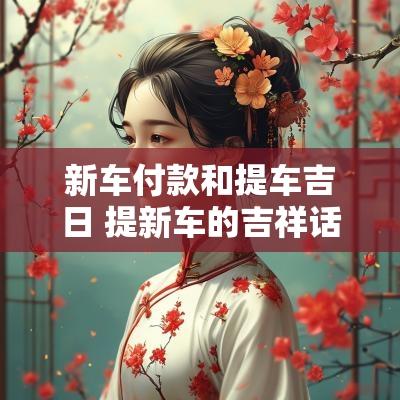 新车付款和提车吉日 提新车的吉祥话