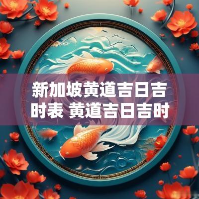 新加坡黄道吉日吉时表 黄道吉日吉时日历表2025