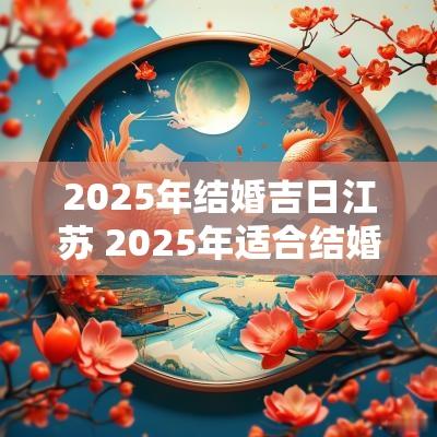 2025年结婚吉日江苏 2025年适合结婚吗有啥说法吗