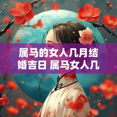 属马的女人几月结婚吉日 属马女人几月出生好