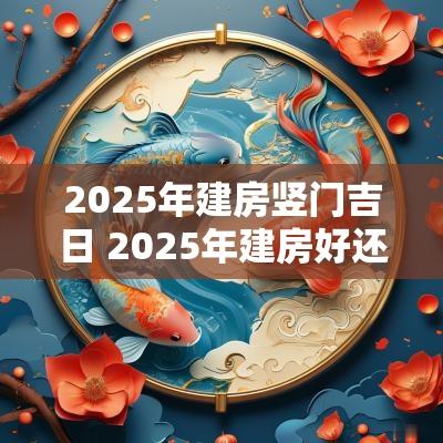 2025年建房竖门吉日 2025年建房好还是2026年好
