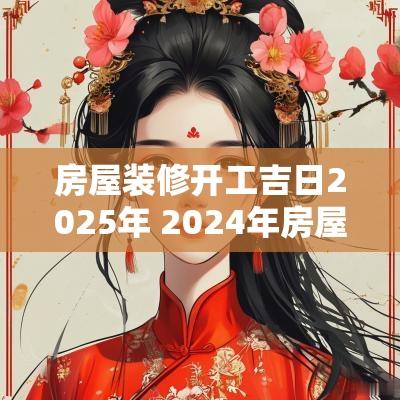 房屋装修开工吉日2025年 2025年房屋装修吉日
