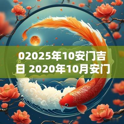 02025年10安门吉日 2025年10月安门吉日吉时