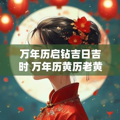 万年历启钻吉日吉时 万年历黄历老黄历开工吉日
