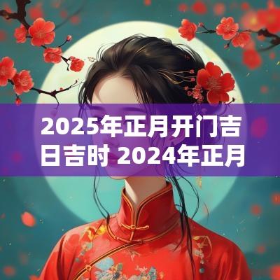 2025年正月开门吉日吉时 2025年正月开门吉时查询
