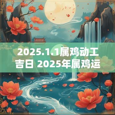 2025.1.1属鸡动工吉日 2025年属鸡运势及运程