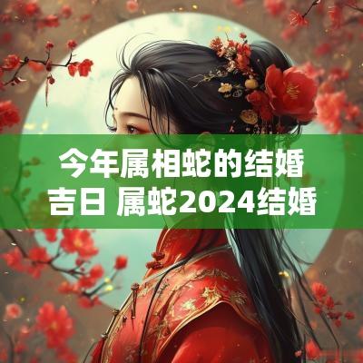 今年属相蛇的结婚吉日 属蛇2025结婚黄道吉日