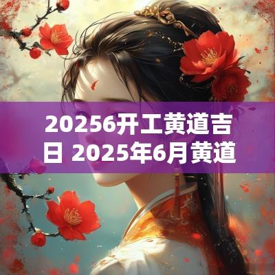 20256开工黄道吉日 2025年6月黄道吉日