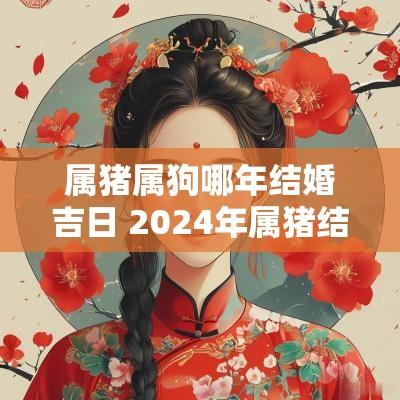 属猪属狗哪年结婚吉日 2025年属猪结婚吉日