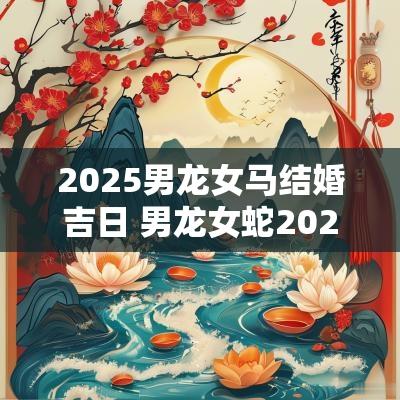 2025男龙女马结婚吉日 男龙女蛇2025年结婚吉日