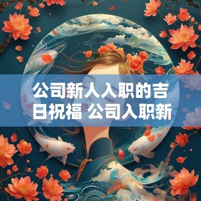 公司新人入职的吉日祝福 公司入职新人寄语