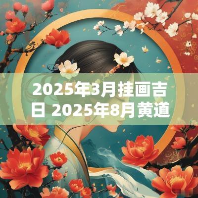 2025年3月挂画吉日 2025年8月黄道吉日