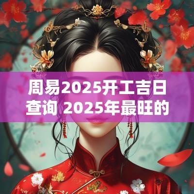 周易2025开工吉日查询 2025年最旺的结婚吉日周易
