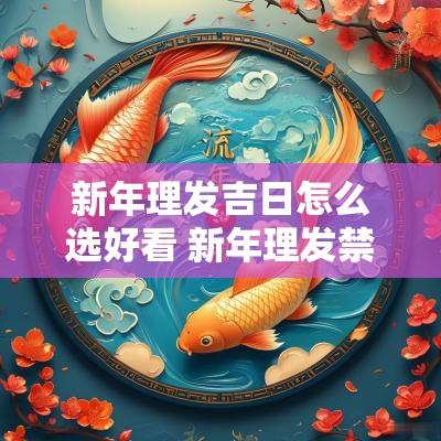 新年理发吉日怎么选好看 新年理发禁忌