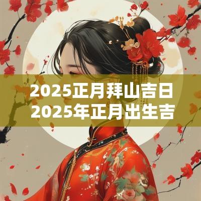 2025正月拜山吉日 2025年正月出生吉日