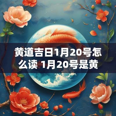 黄道吉日1月20号怎么读 1月20号是黄道吉日吗