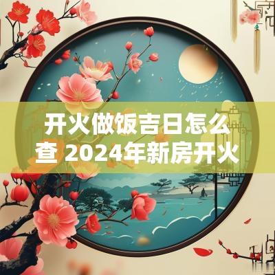 开火做饭吉日怎么查 2025年新房开火做饭吉日