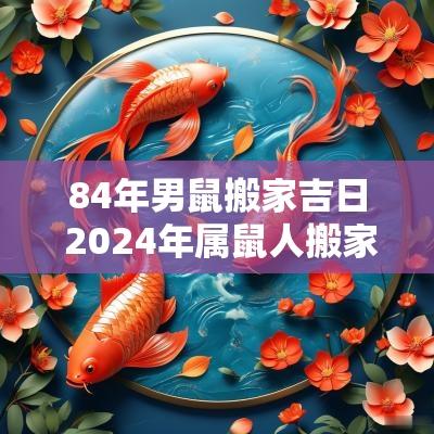 84年男鼠搬家吉日 2025年属鼠人搬家好日子