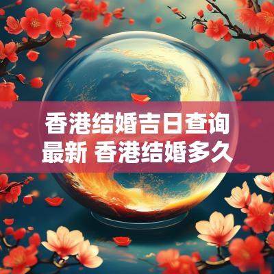 香港结婚吉日查询最新 香港结婚多久可以落户