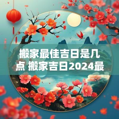 搬家最佳吉日是几点 搬家吉日2025最佳搬家时间
