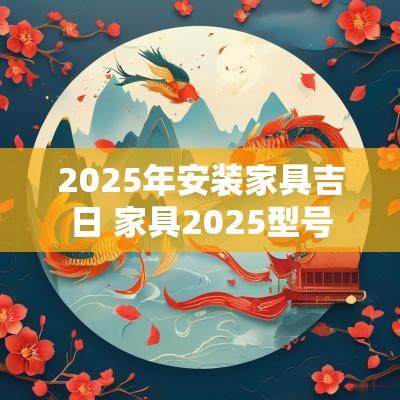 2025年安装家具吉日 家具2025型号