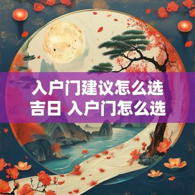 入户门建议怎么选吉日 入户门怎么选最合适