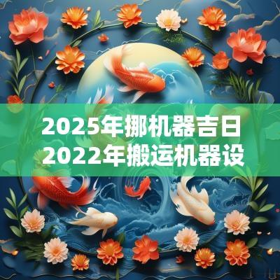 2025年挪机器吉日 2025年搬运机器设备吉日查询