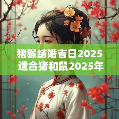 猪猴结婚吉日2025 适合猪和鼠2025年结婚的黄道吉日
