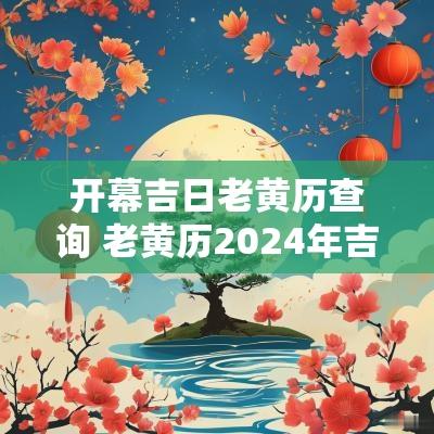开幕吉日老黄历查询 老黄历2025年吉日查询