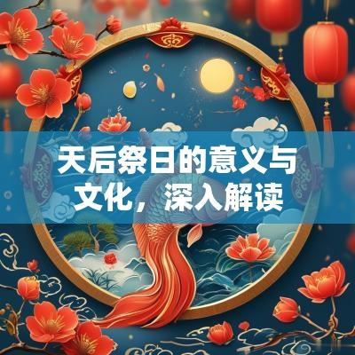 天后祭日的意义与文化，深入解读
