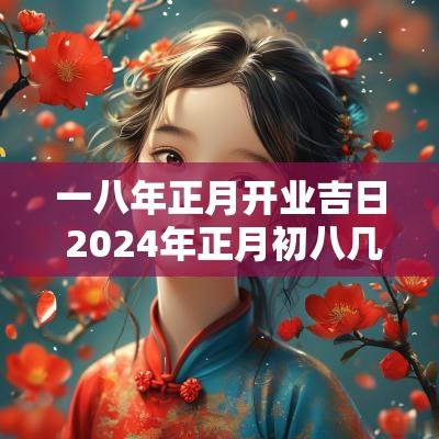 一八年正月开业吉日 2025年正月初八几点适合开业