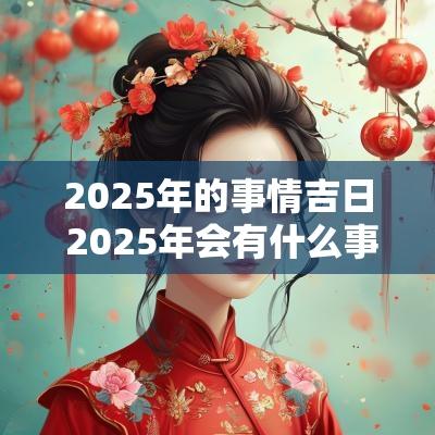 2025年的事情吉日 2025年会有什么事情发生吗