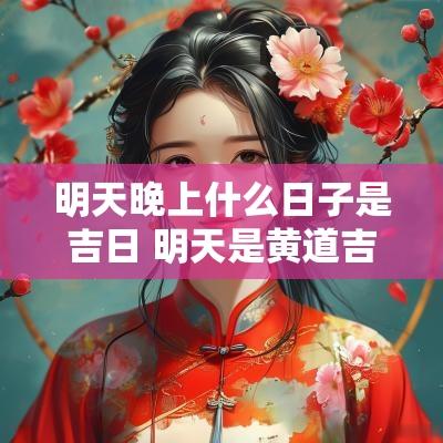 明天晚上什么日子是吉日 明天是黄道吉日吗哪个时辰最好