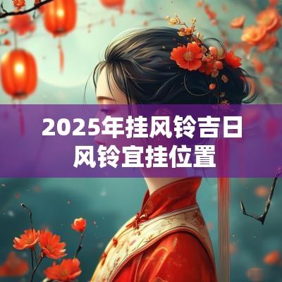 2025年挂风铃吉日 风铃宜挂位置