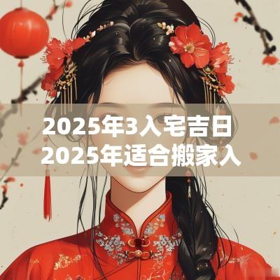2025年3入宅吉日 2025年适合搬家入宅的吉日