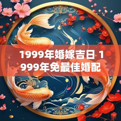 1999年婚嫁吉日 1999年免最佳婚配