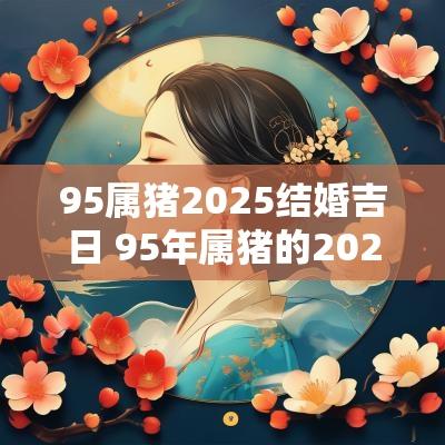 95属猪2025结婚吉日 95年属猪的2025年结婚好不好