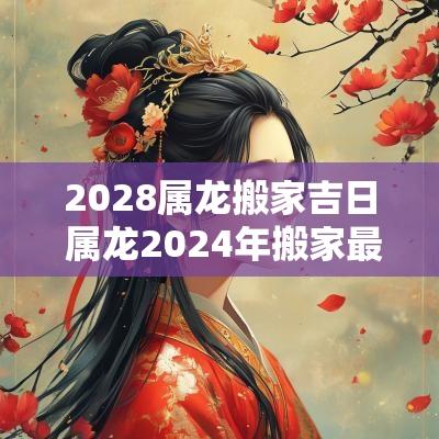 2028属龙搬家吉日 属龙2025年搬家最旺的黄道吉日