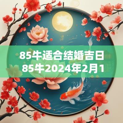 85牛适合结婚吉日 85牛2025年2月15日结婚吉日