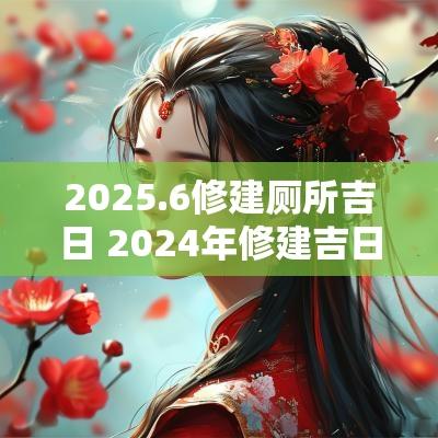 2025.6修建厕所吉日 2025年修建吉日