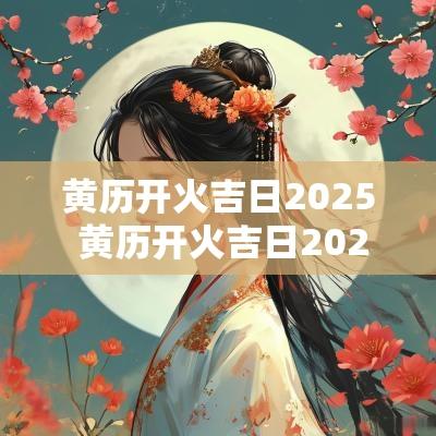 黄历开火吉日2025 黄历开火吉日2025