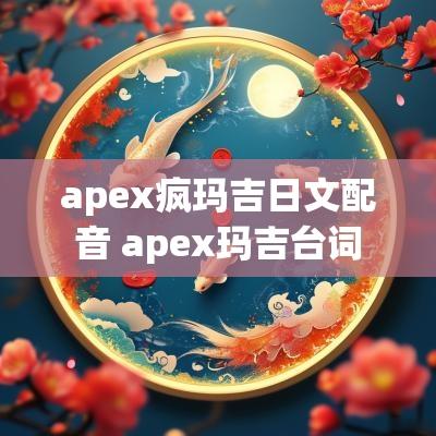 apex疯玛吉日文配音 apex玛吉台词