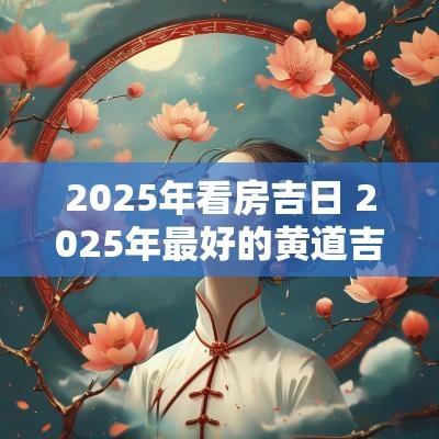 2025年看房吉日 2025年最好的黄道吉日