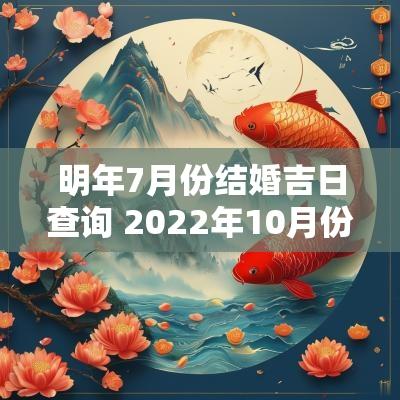 明年7月份结婚吉日查询 2025年10月份的结婚吉日查询