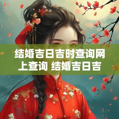 结婚吉日吉时查询网上查询 结婚吉日吉时查询大全